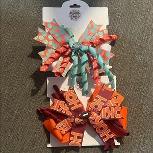 Colorful Kids Hair Bow Set